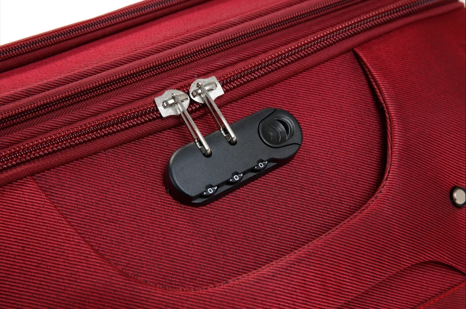 Lightweight Soft Fabric Eva Luggage 4 pcs luggage set Waterproof Trolley Suitcase With Cheap Fabric