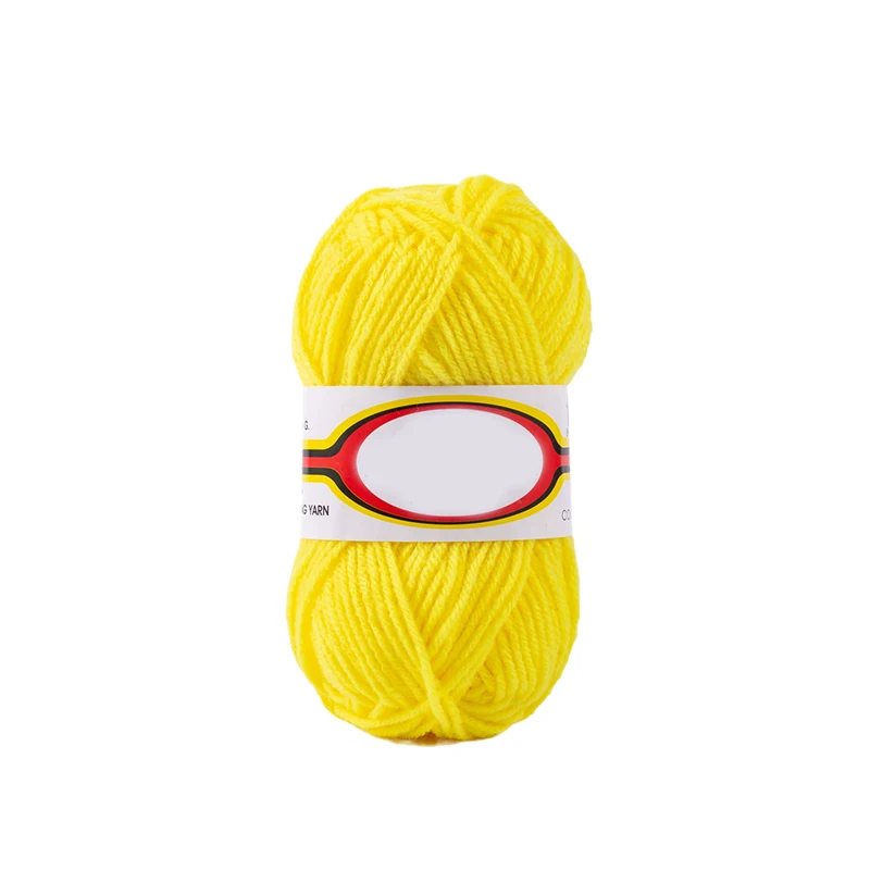 Wholesale crochet knitting hand knitting soft super fine yarn cotton/acrylic wool yarn