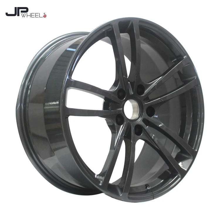 #J05003 dual five spoke gunmetal 5x130 forged classic car alloy wheels 5x112 20inch car alloy wheels 18 inch