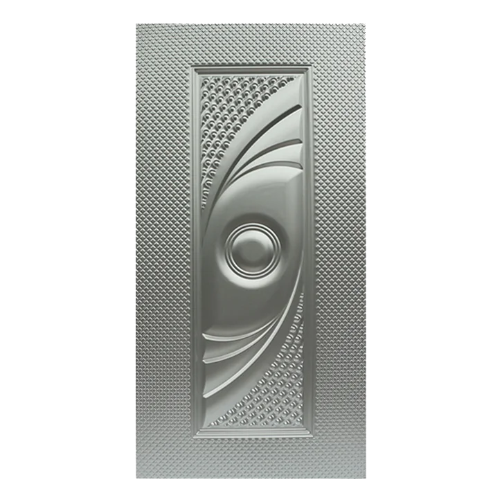 New Custom Interior Grill Design Double Cast Forged Steel Partition French Glass Wrought Iron Door For Home