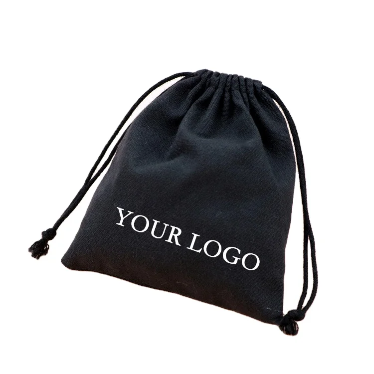 Reusable Eco Cotton Drawstring Shopping Bag Flower Print Women Men Travel Shopper Grocery Tote Storage Bags Gift Pouch