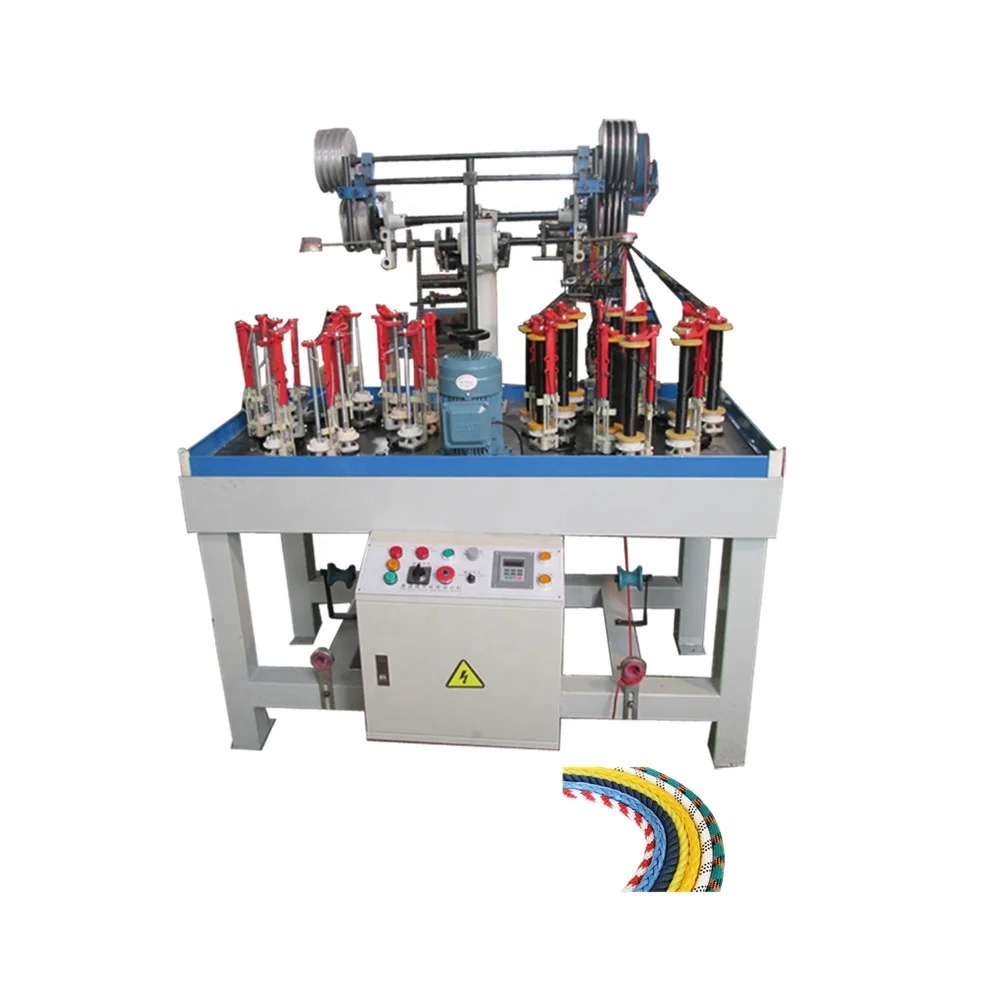 High speed Round Rope textile braiding machine