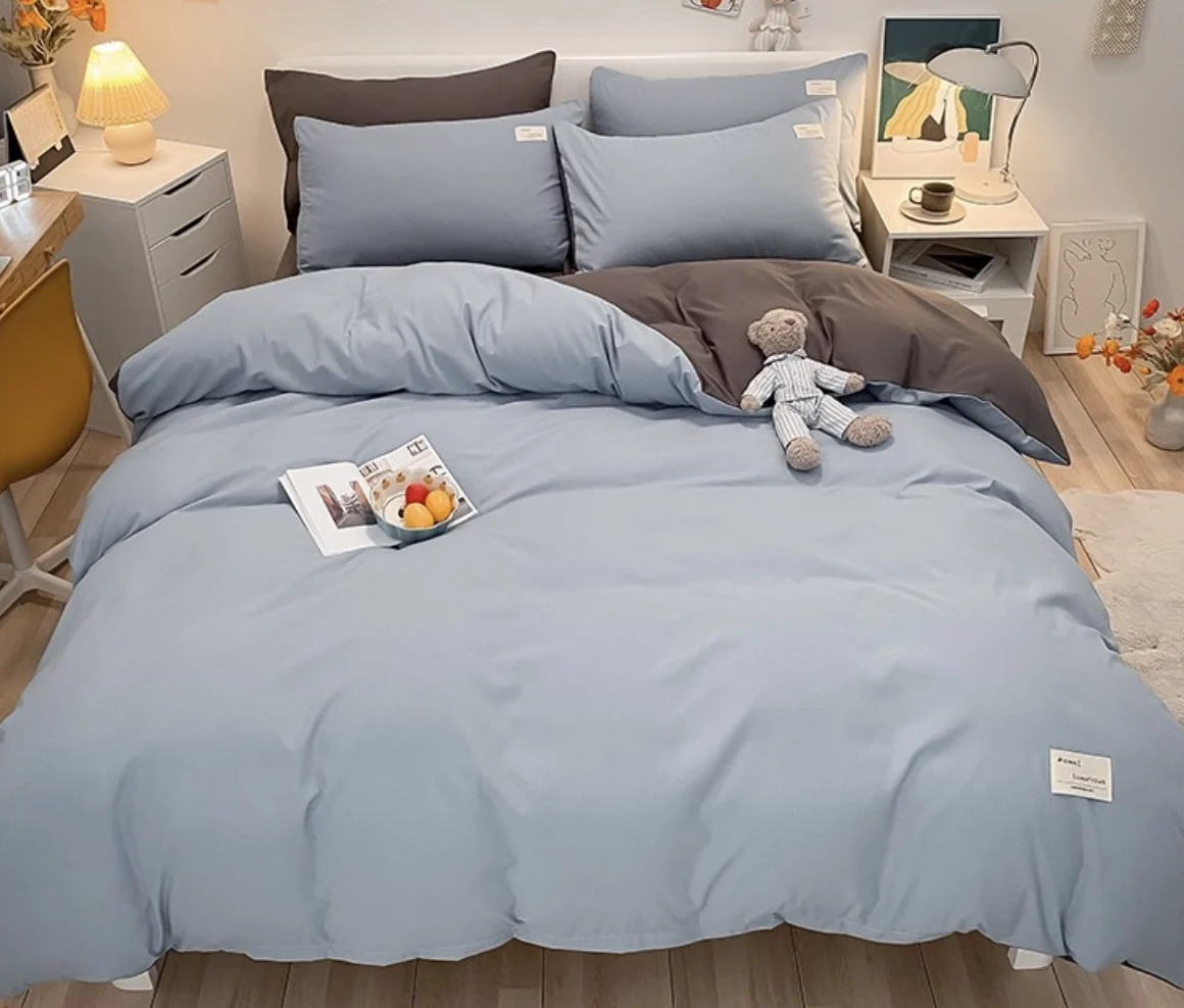 Hot Sales Wholesale Anti Bacterial Organic Cotton Bed Sheets Natural Soft Cotton Sheet Set