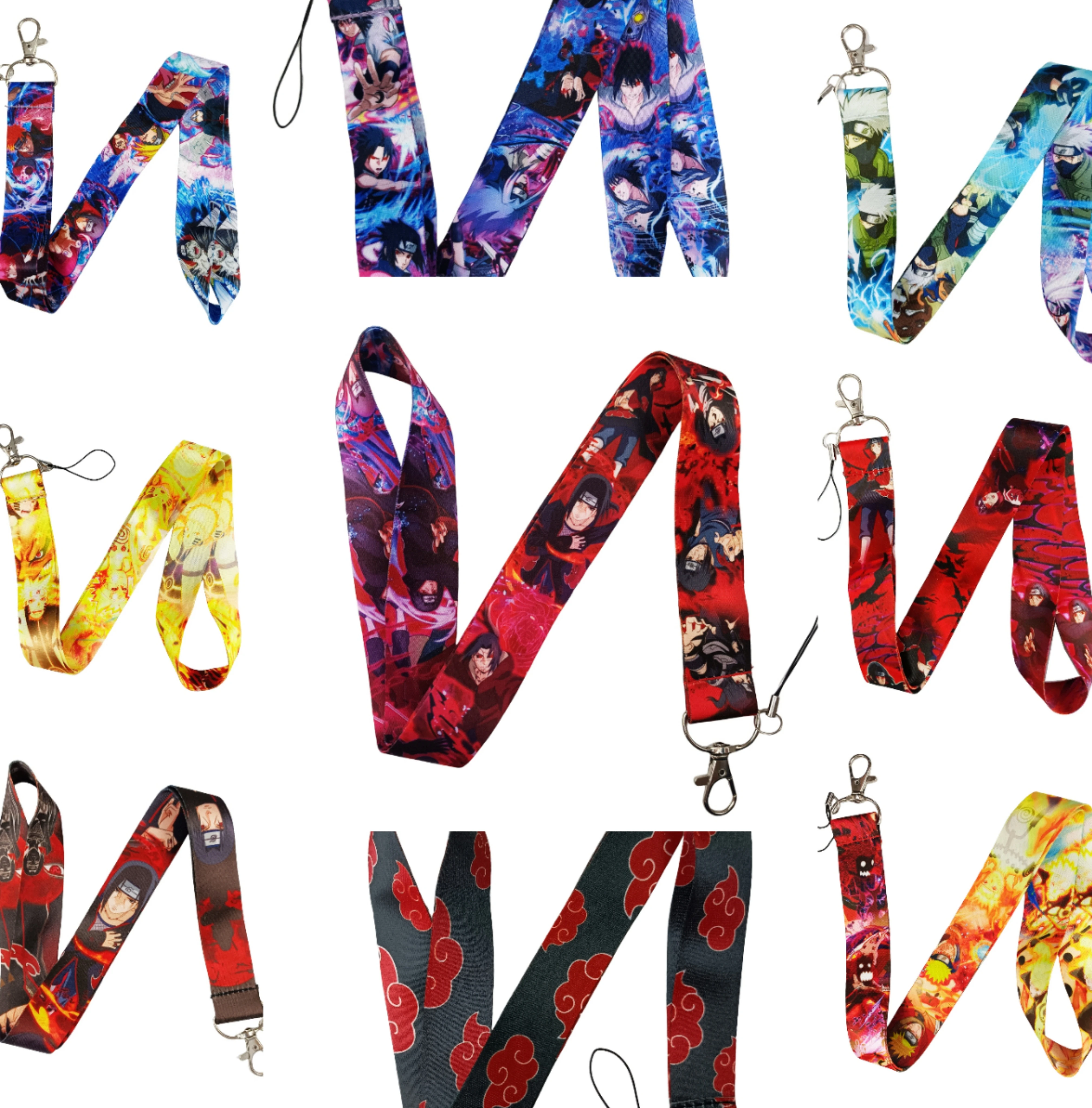 Wholesale 1000 Designs Cartoon Key Lanyard ID Badge Holders Animal Phone Neck Straps with Keyring Phone Accessories