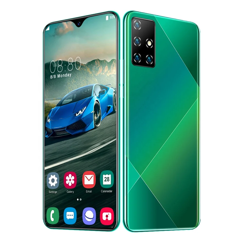 2021 новый мобильный телефон 6 5 дюймов A81 Android 10 0 разблокировка по лицу две карты