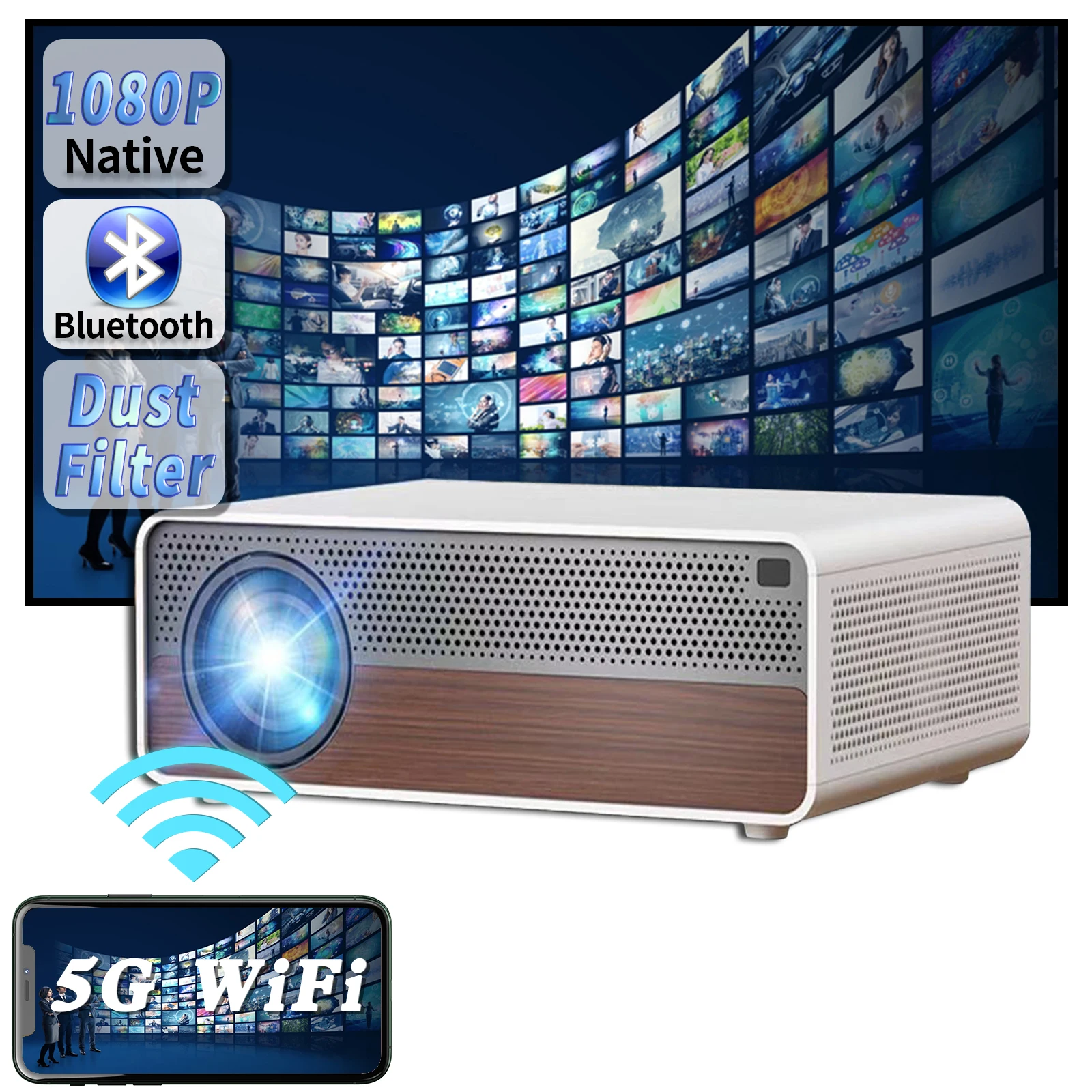 ZAOLIGHTEC A40, оптовая продажа, портативные проекционные экраны, голографический проектор, 3d голографический проектор