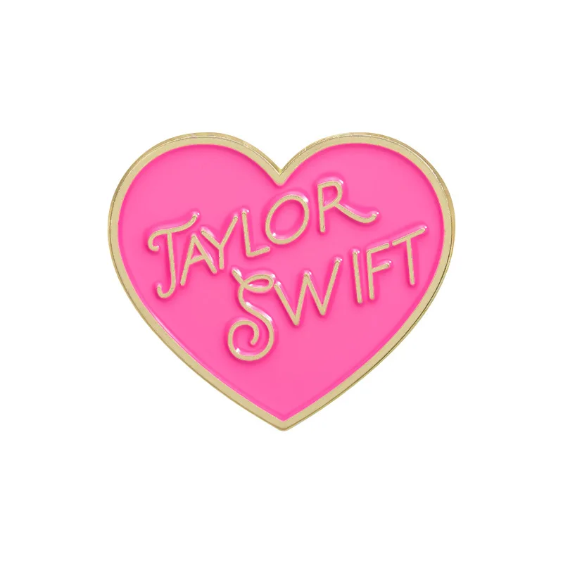 Taylor Singer Enamel Pins TS Merch Cute Pins Backpack Brooch Lapel Pins Aesthetic Badge for Fans Gift Fashion Jewelry Brooches