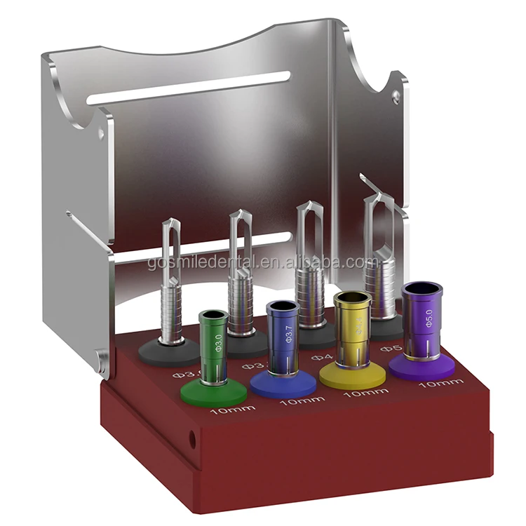 Премиум зубная костная дрель зубной имплантат набор для сбора костной ткани с 4 пробками