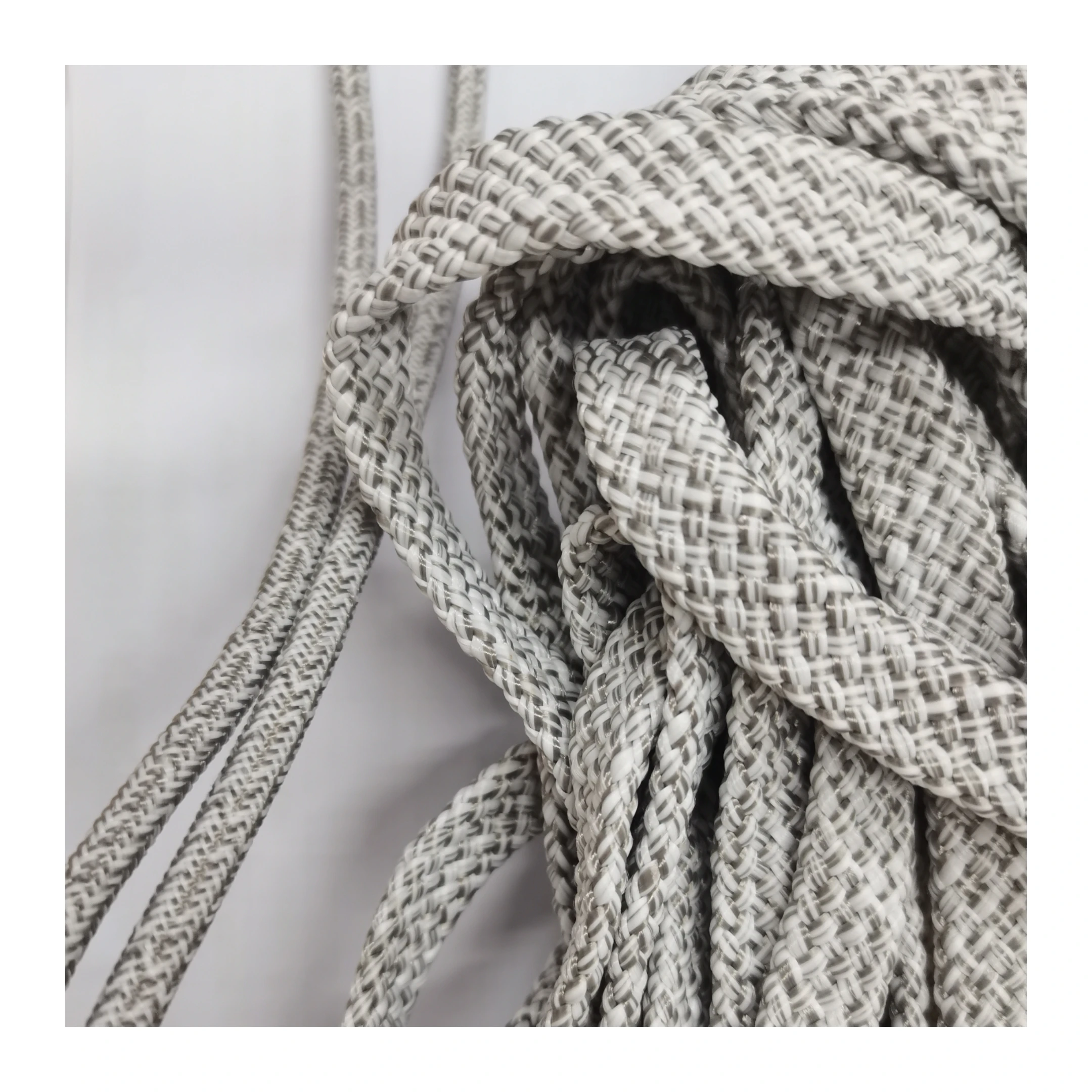 12/14mm Navy Blue, Multi-color Mixed Polyester Hollow Webbing  For Outdoor Garden Chair