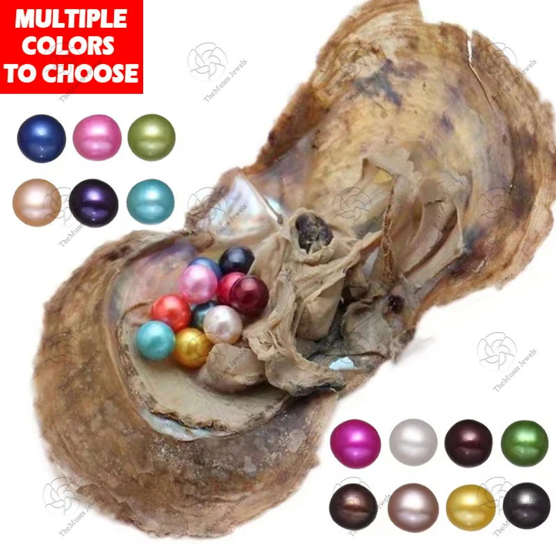 Real Loose Baroque Hole Pearl Beads Bulk round Pearl Beads from Edison Oyster Shell Natural Loose Pearls Type colar de perolas