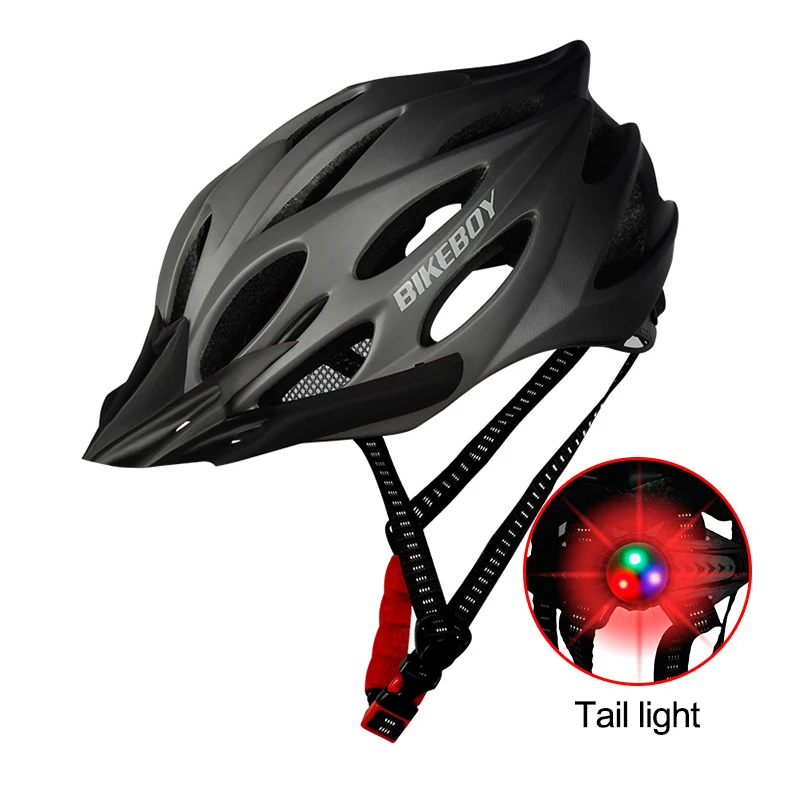 Outdoor Road Ebike Riding Sports Safety Full Face Led Light Scooter Motorcycle