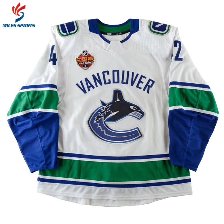 customize dyed fabric embroidery hockey uniforms tackle twill name lettering patchwork patterns number ice hockey jerseys