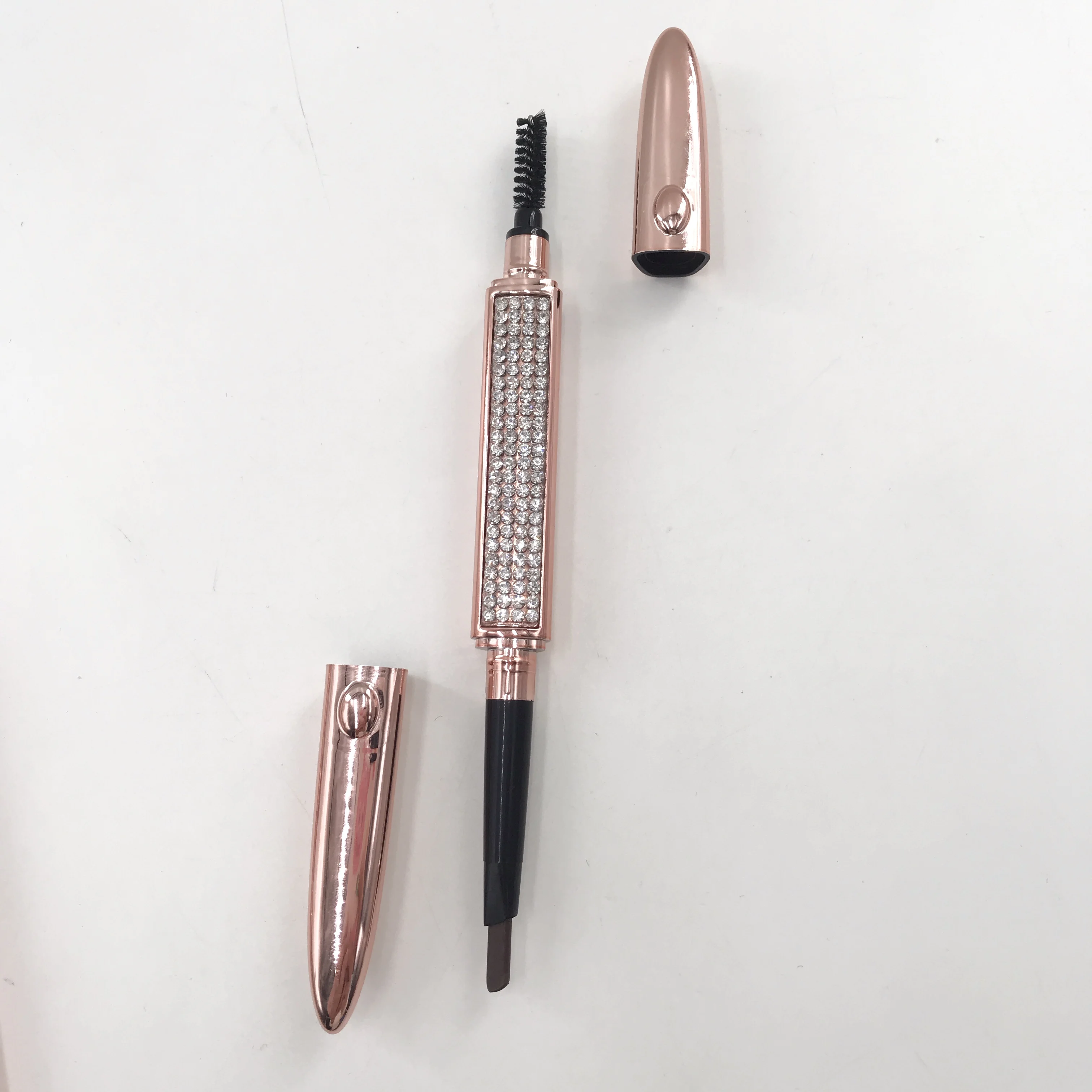 Wholesale Private Label Double Head Waterproof Brow Pencil 2 in 1 Private Label Eyebrow Pen