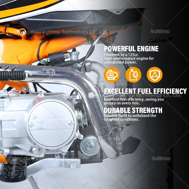 Wholesale Adult 4L Large Capacity Fuel Tank Gasoline Motorcycle With a Range of 200km Two-Wheeled 125cc