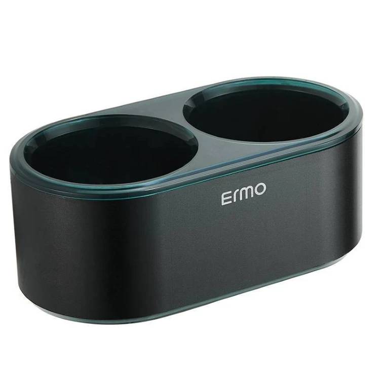 Ermo bathroom black space aluminum hair dryer rack wall mounted hair dryer rack