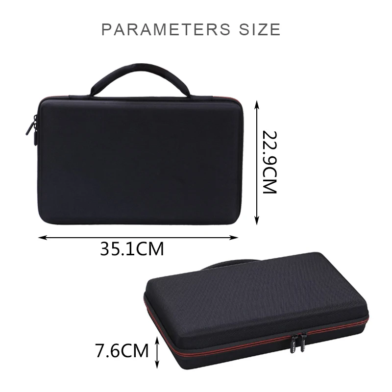 Portable DJ Controller Storage Case Shockproof DJ Controller Case Protective Eva Case With Handle