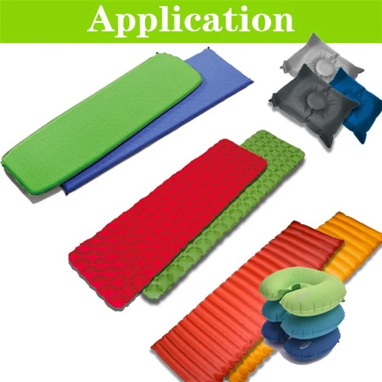 High Frequency Weldable TPU Coated 150D Polyester Fabric for Inflatables Waterproof Airtight Heat Sealable