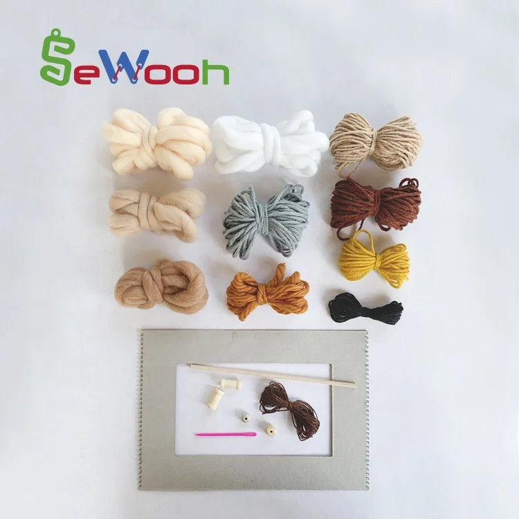 DIY Craft Make your Own Bohemian Weaving Wall Art Tapestry for kids for  Adults