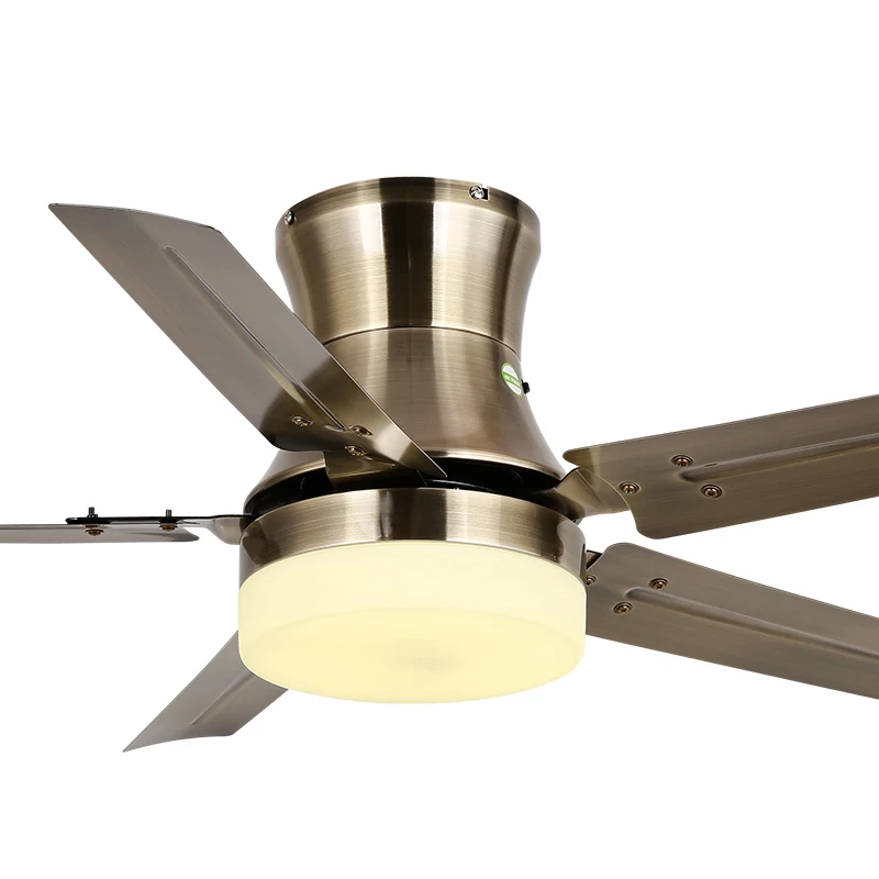 AC motor bronze indoor ceiling fans winding machine zhongshan light decor ceiling fan for low floor
