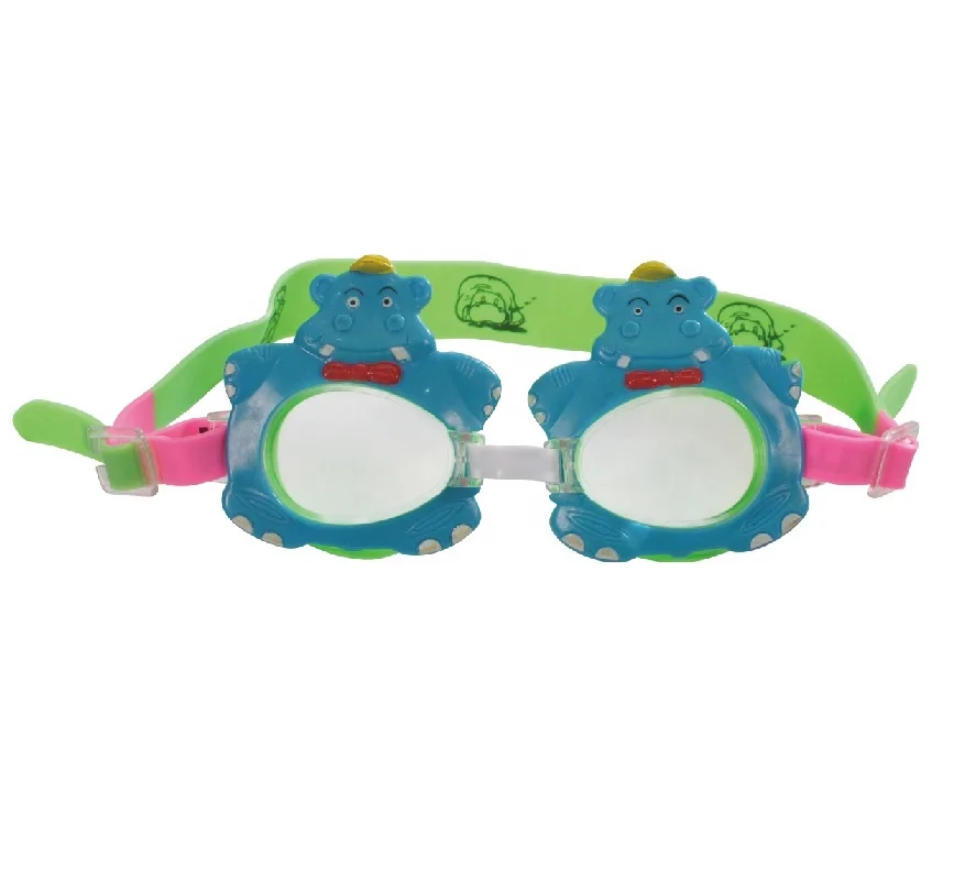 DOVOD Customized design funny animal anti fog protect swimming goggles for kids/children made in china