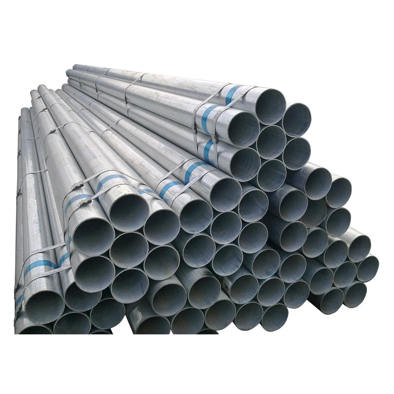A53 Grade Galvanized Steel Pipe ERW 6 Inch Pre-Galvanized Construction Stock Low Price GS Certificate Welding Service Included