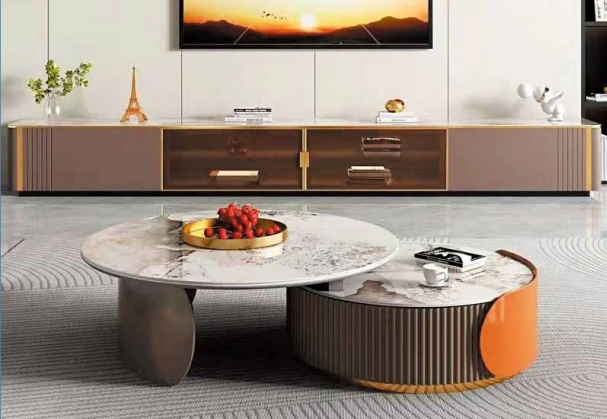 living room tea table with drawers marble plinth coffee table round marble coffee table
