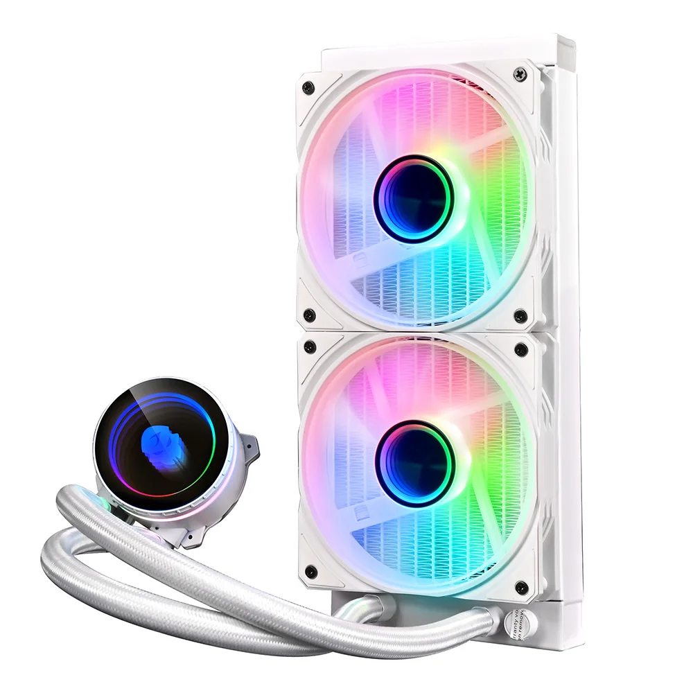 240 Liquid Cooling PC CPU Liquid Cooler 240mm ARGB Water Cooling Fans Liquid Cooler System with Radiator aio liguid coucooler-12