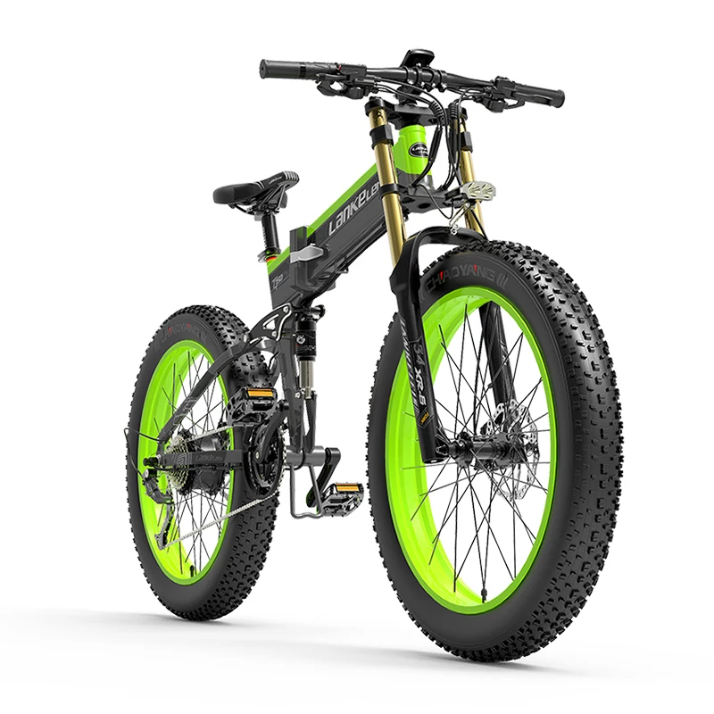 Lankeleisi XT750 plus 1000W Off Road E Mountain Bike Full Suspension 27-Speed  Ebike MTB Electric Dirt Bike