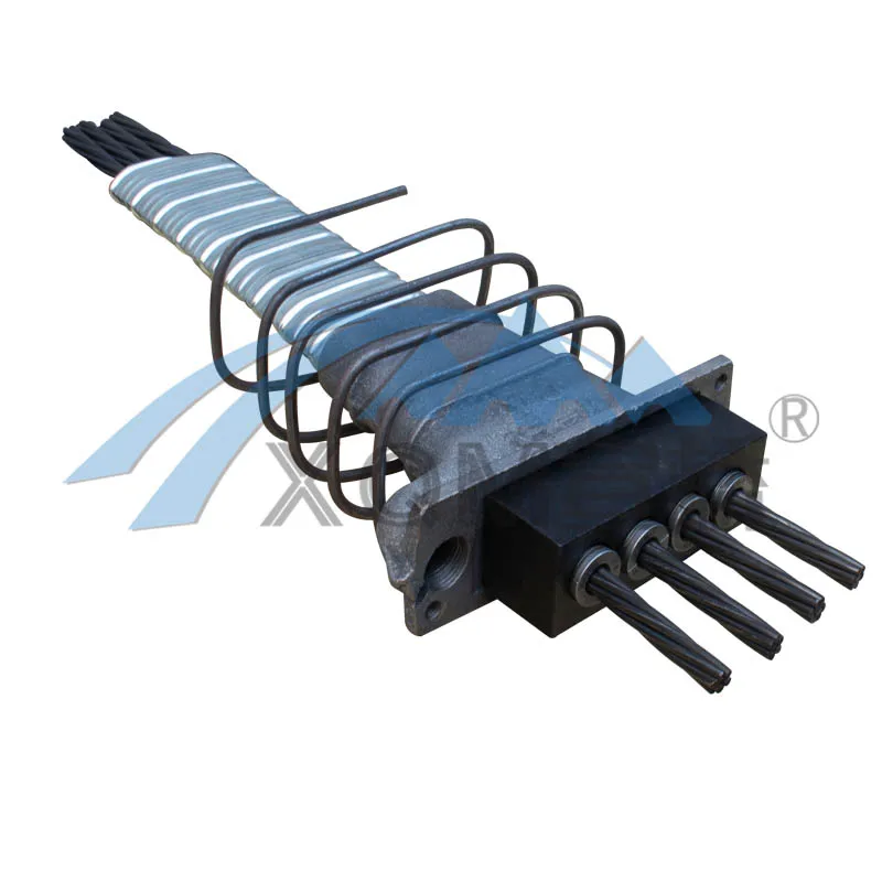 Hot sale Flat slab system prestressed anchor used for post tension bridge projects in 12.7mm pc strand