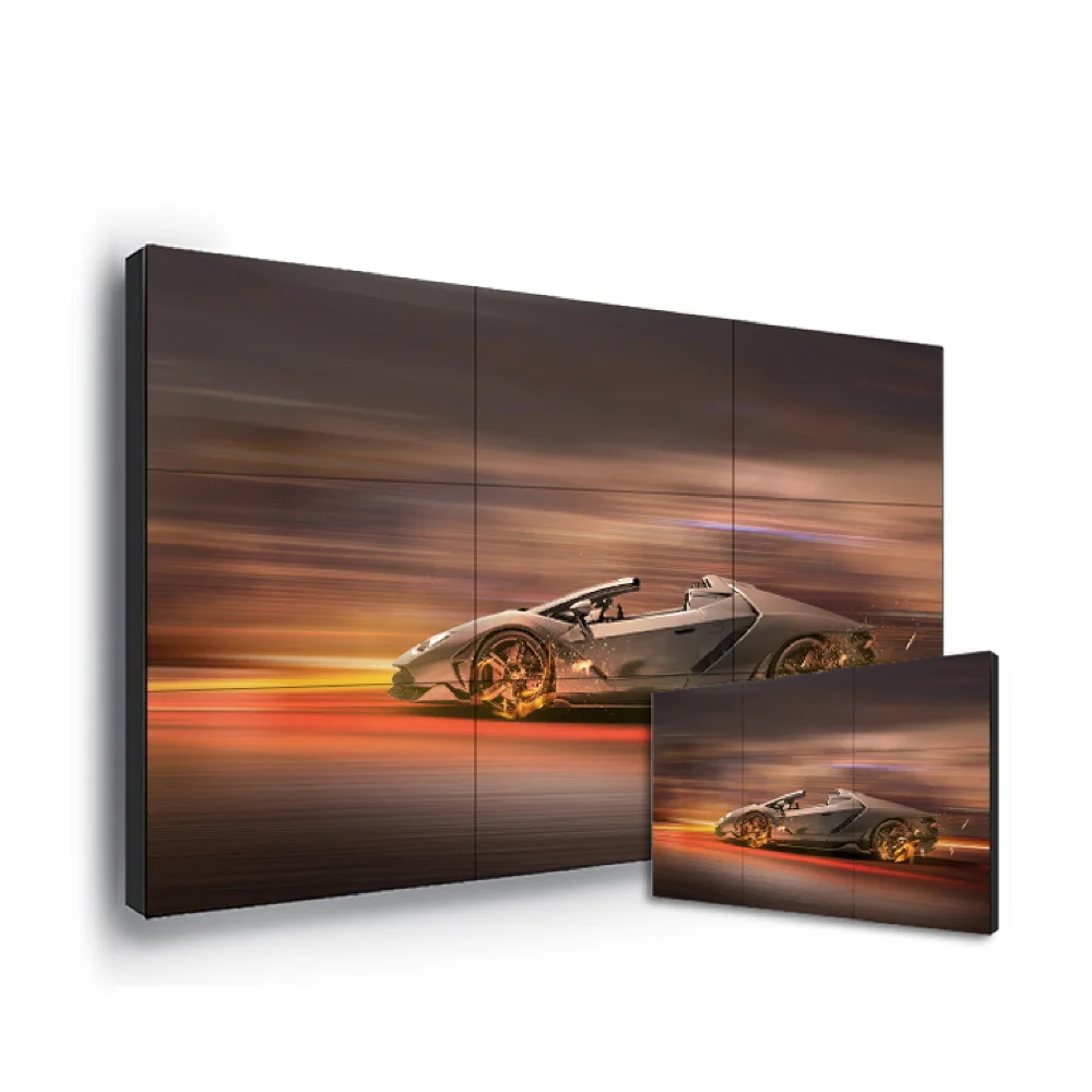 55 Inch Indoor Did Multi Screen Video Wall Narrow Bezel 2x4 1x4 Lcd Splicing Video Wall