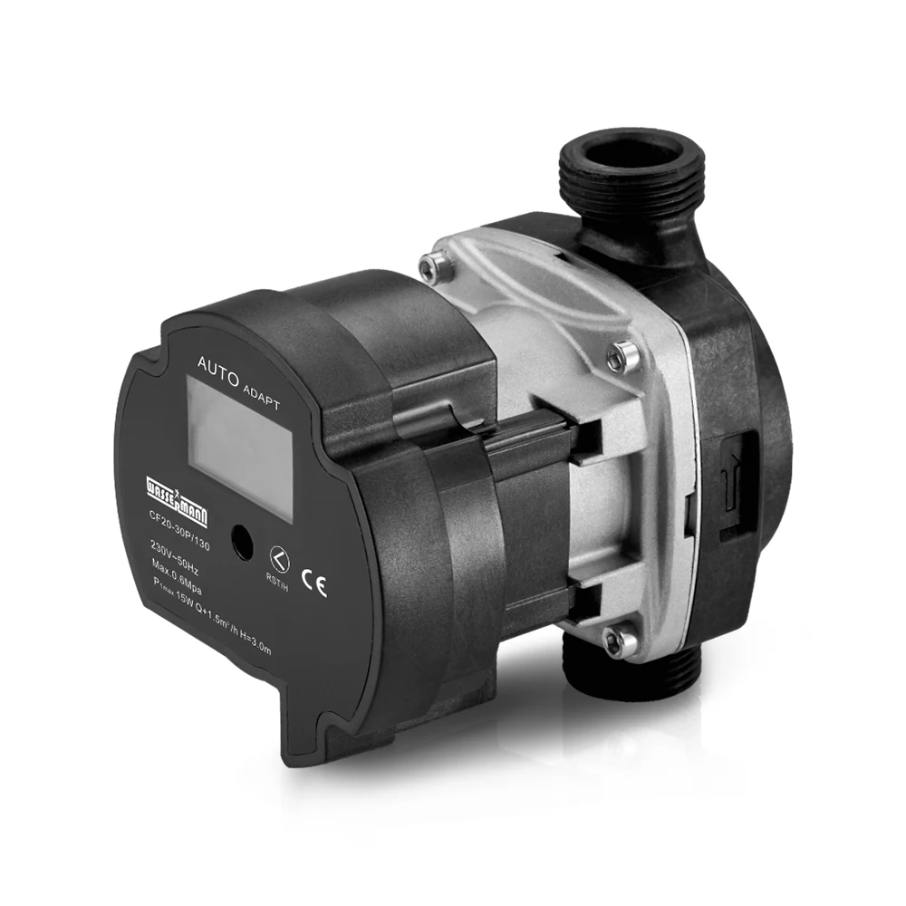 Energy saving 230V 50Hz domestic pumps small hot water heat recirculation pump with LCD