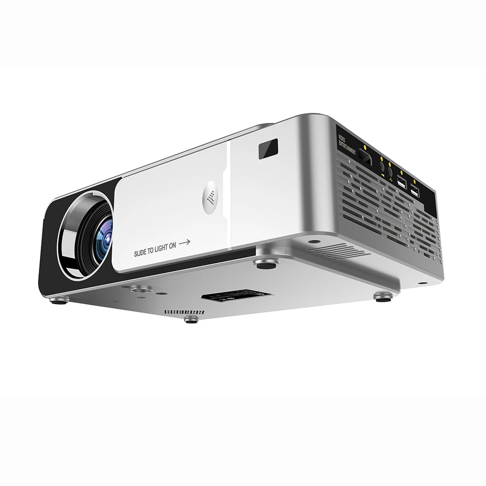 
Hot Sale HD Android Projector 3000 Lumens 1280*720p mini LED Projector T6 Home LED Projector T6 