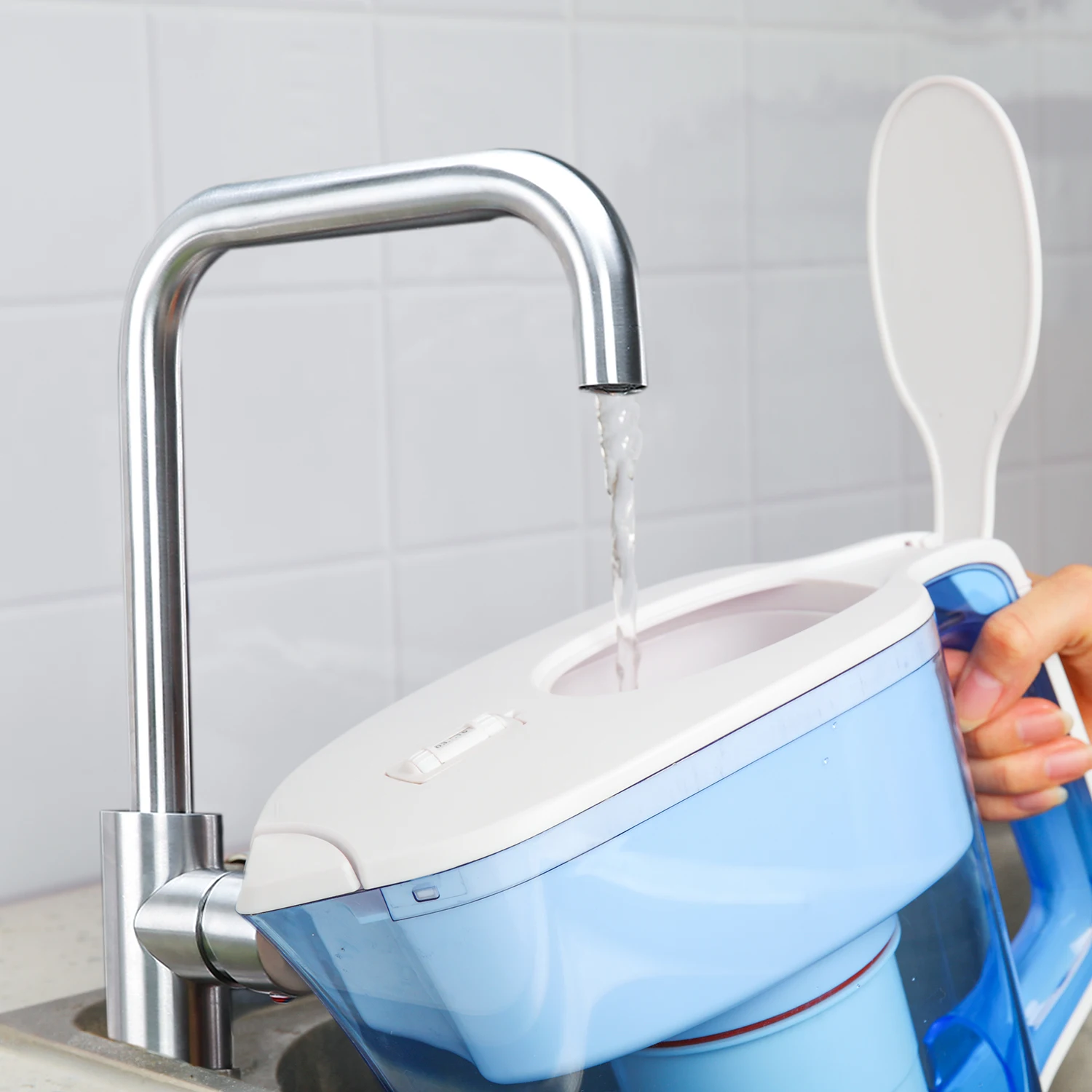 Cost-effective choice 0 TDS 5-Stage Filtration System Water Filter Pitcher with Water Quality Meter