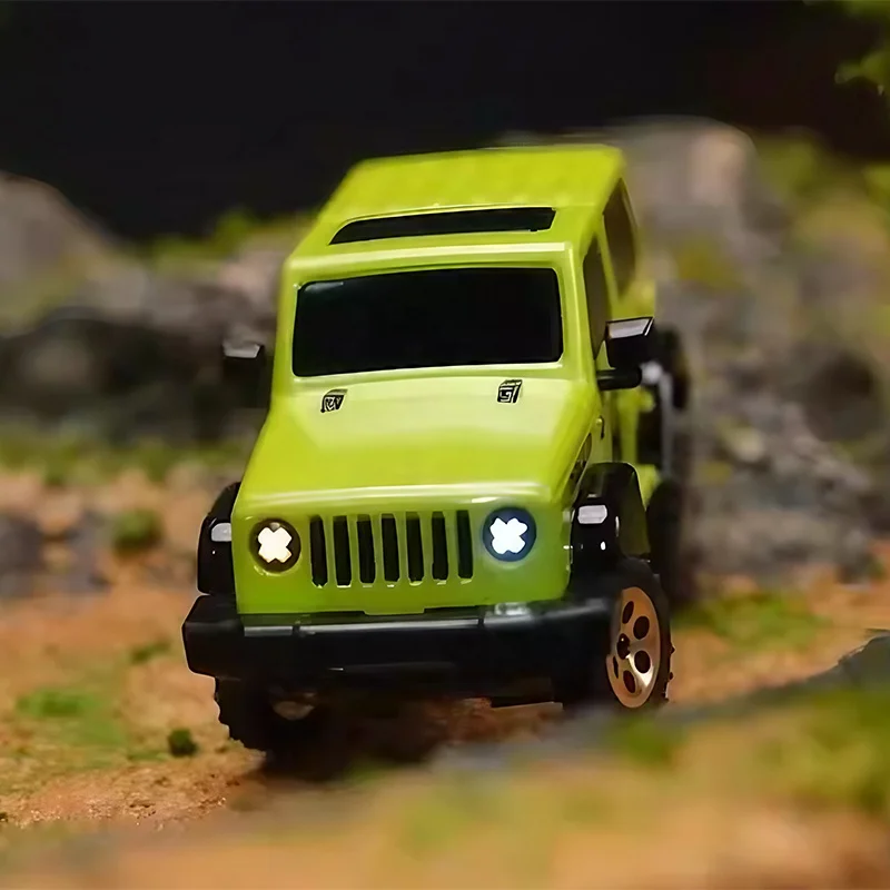SNICLO SNT 1/64 весы Wrangler автомобиль игрушка 4WD 5 8G очки огни пульт дистанционного управления Мини RC FPV с камерой 4x4 RTR хобби