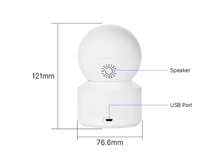 motion tracking HD 1080P WFI baby pet camera video call degree Pan/Tilt monitoring
