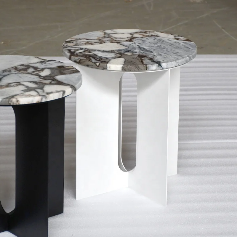 Metal Nordic Living Room Furniture Tea Round Bed Modern Luxury Side Marble Coffee Tables