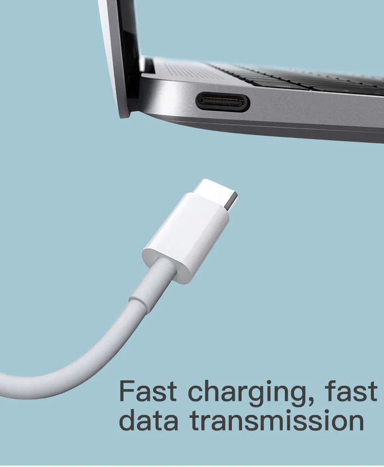 Hotsale moq 5pcs 5A fast PD type C to type C charging cable PVC braided type c data cable for mobile phones