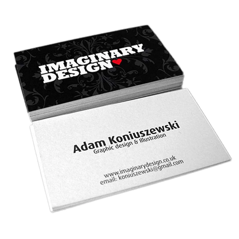 High End Business Card Personality Hard Paper Cards Double Sided Business Card