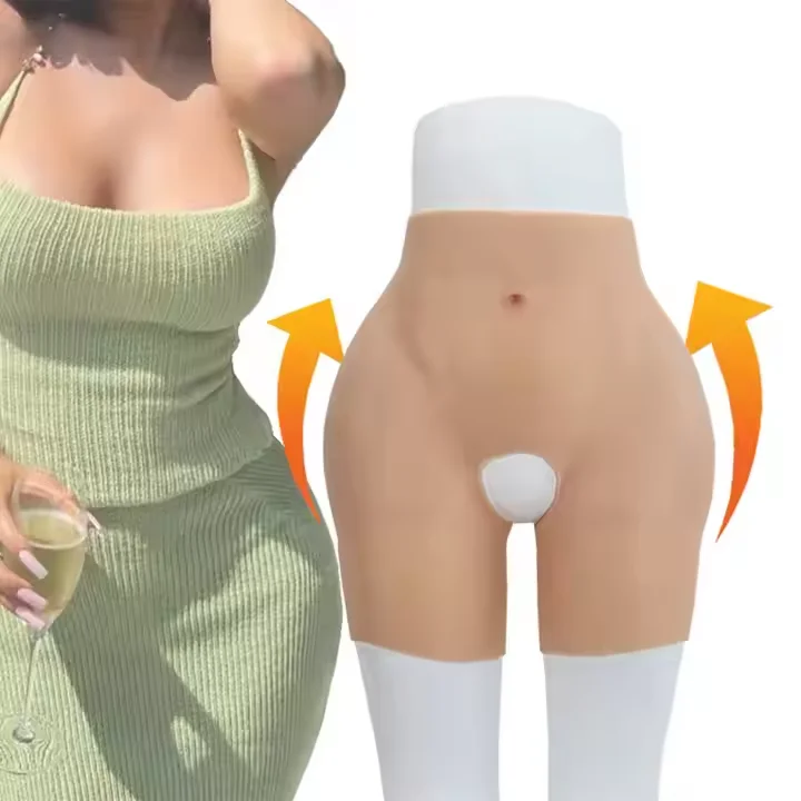 Oversize Sexy Bombom Fake Bum Women With Plus Size Buttocks Enhancement Padded Hip Shaper Silicone Butts Pant