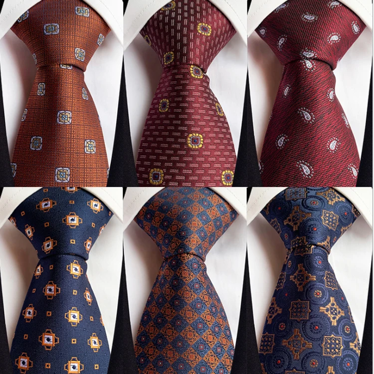 Custom Necktie Mens Fashionable Jacquard Dot Corbatas Hombres Wholesale Casual Cravate Pour Homme