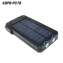 E cigarette lighter mobile charger waterproof solar power bank 20000mAh