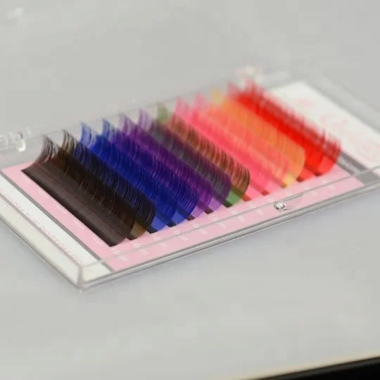 Natural False Eyelashes Cashmere Ellipse Flat Lash Own Brand Eyelash Extension Wholesale Price Eyelashes Extensions