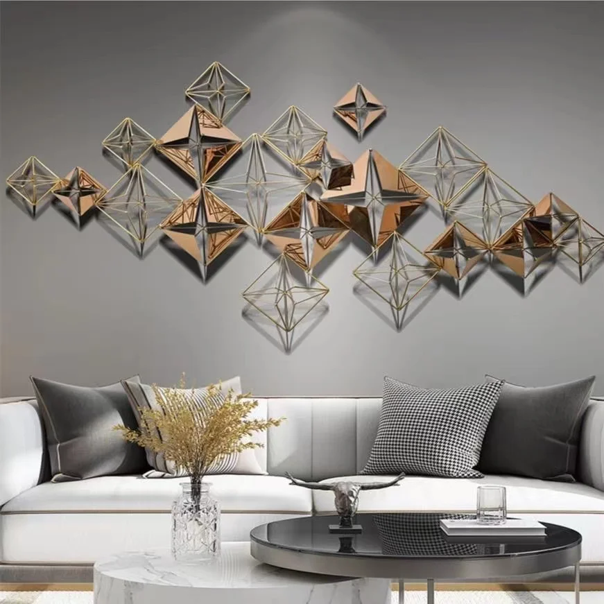 154*78cm Nordic metal wall art home decor wall pendant iron hanging living room decor luxury home accessories