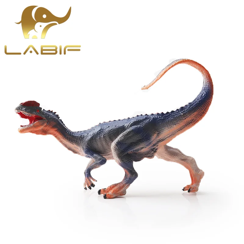 Kiya F620-4 Solid PVC Emulational Dilophosaurus dinosaurs animal toys kids realistic raptor dinosaur models toy