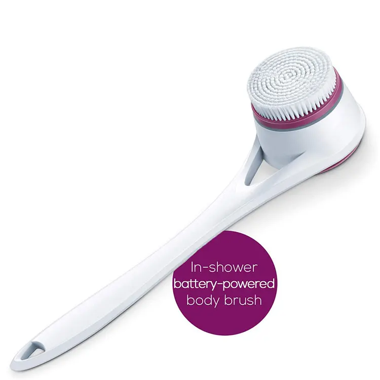 
Plastic handle shower brush silicone dispense multi-function smoothing hair brush household 