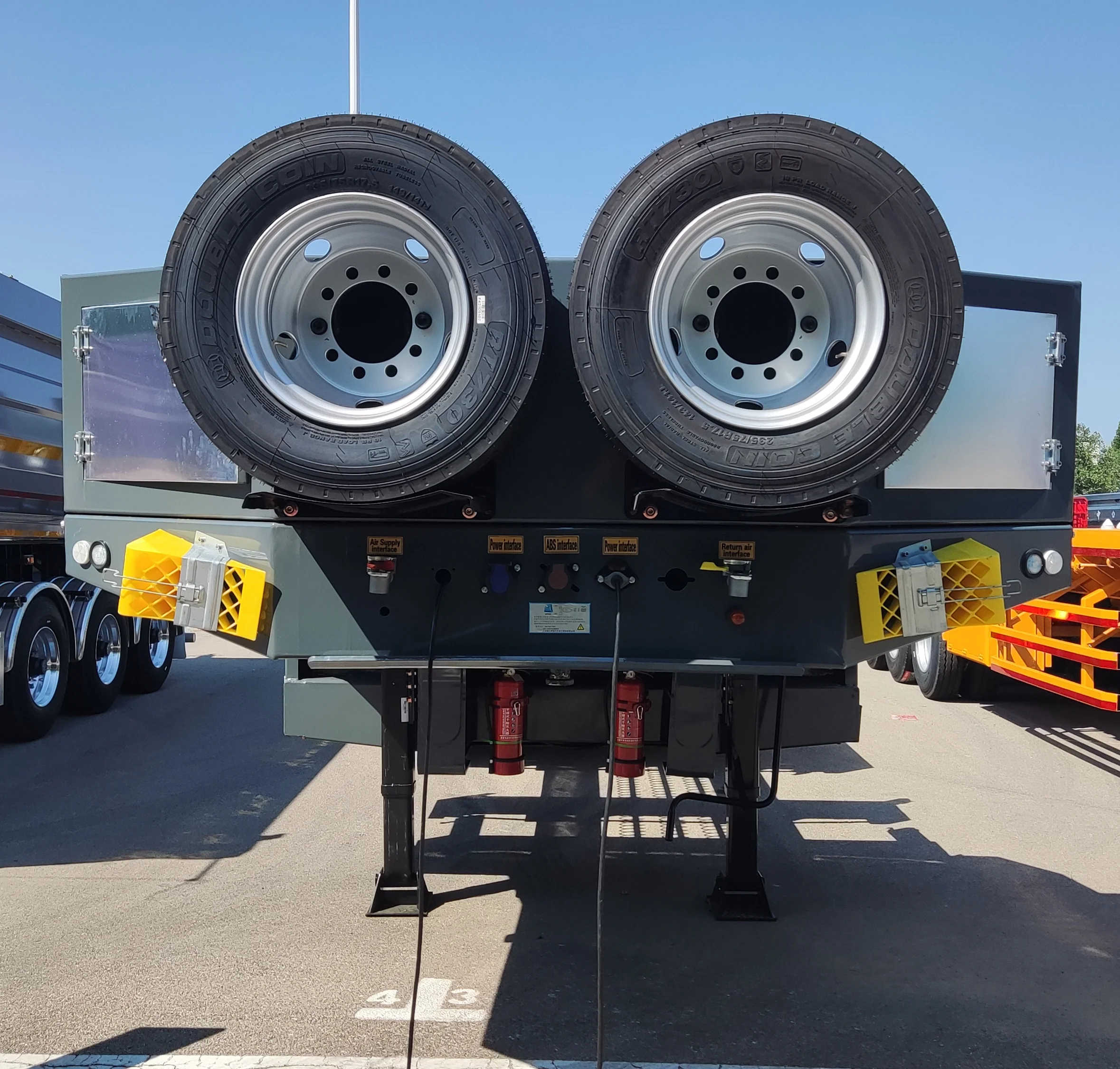 Прямая Продажа с завода многоосевой низкорамный прицеп lowboy выдвижной