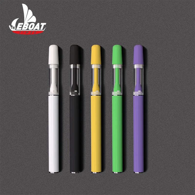 New tech no lead cbd atomizer 310mAh rechargeable 0.5ml 1ml cbd vape for disposable vaporizer