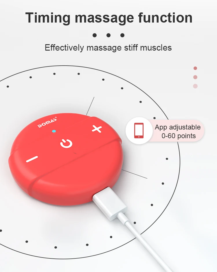 Лидер продаж беспроводной умный электрический низкочастотный мышечный Стимулятор ФИЗИОТЕРАПЕВТИЧЕСКИЙ массажер для тела