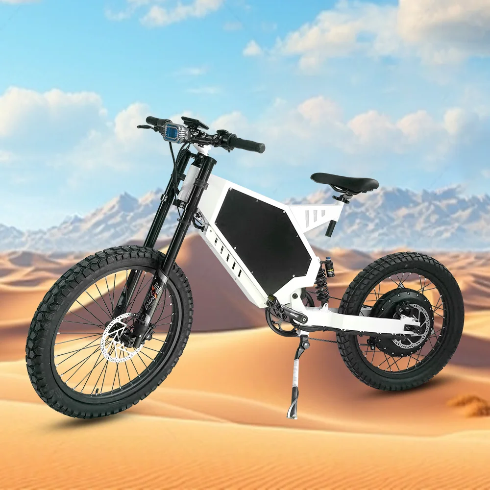 5000w Steal th Bomber Electric city bike 72V Electric Off Road Bike Enduro Ebike 7 Speed Dirt Ebike for Adults