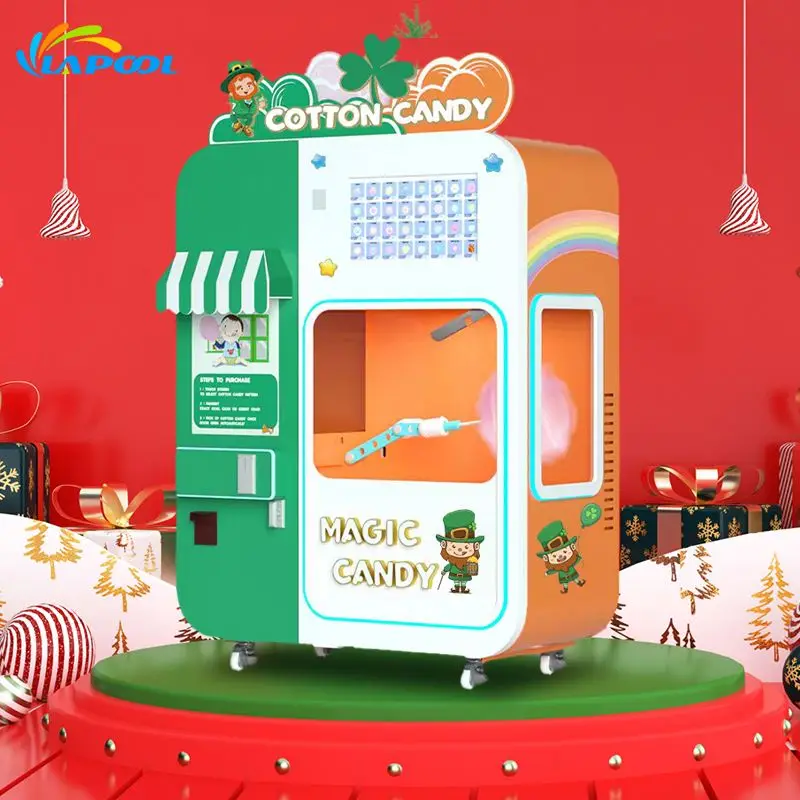Good Quality Small Automatic Vending For Cotton Candy Machine Maker